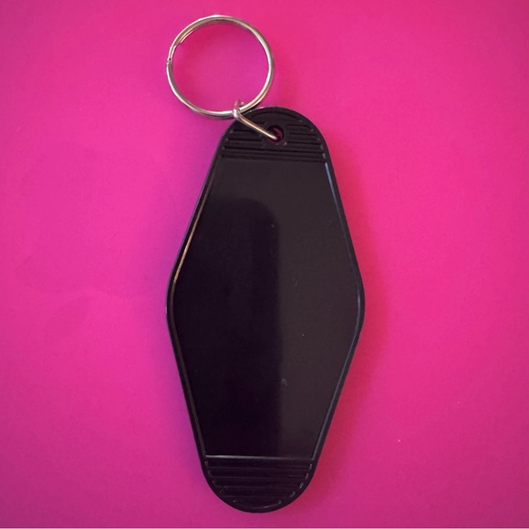 3/$15 Basic Witch Black Motel Keychain | Spooky Cute Gift | Goth Witchy - Picture 3 of 6